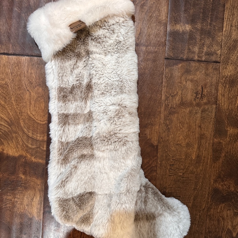 Ugg Faux Fur Christmas Stocking
